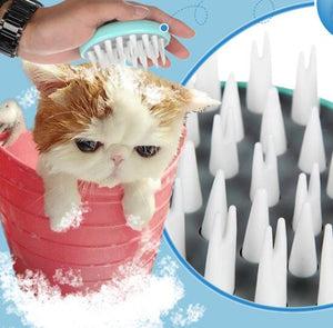 Transform Bath Time into a Relaxing Experience with Our Pet Massage Bath Brush